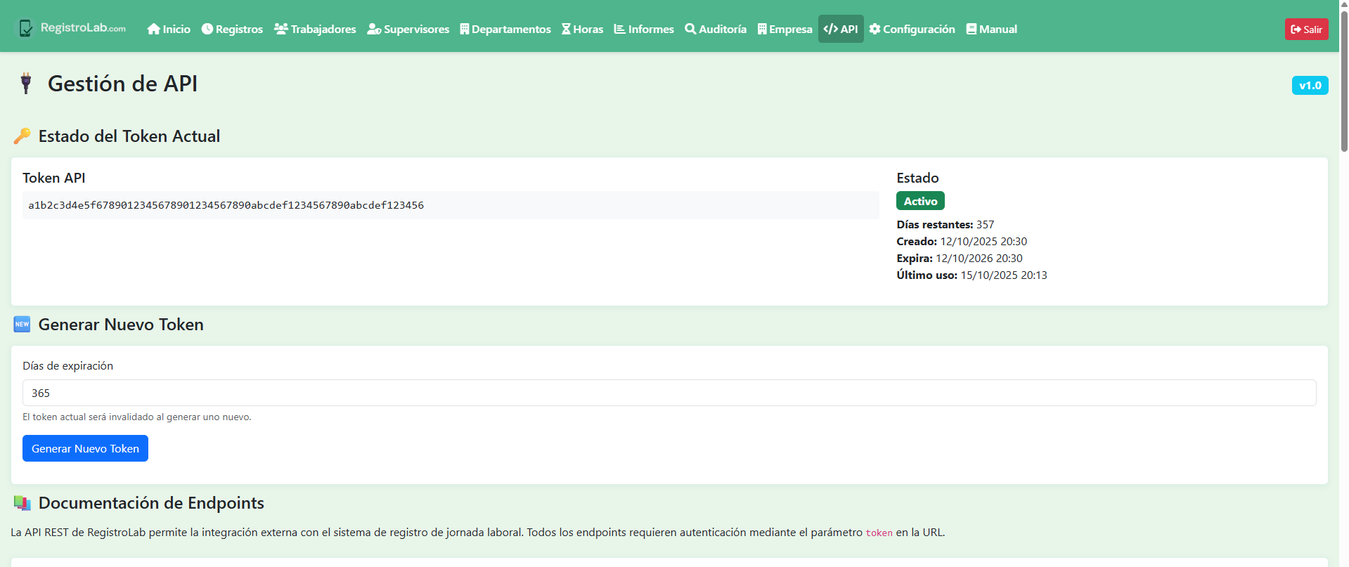 Panel de Administración